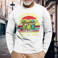 Pickle Squad Dillin' And Chillin' Apparel Long Sleeve T-Shirt Gifts for Old Men