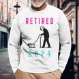 Pug Owner Retirement Long Sleeve T-Shirt Gifts for Old Men