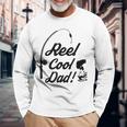 Reel Cool Dad Fishing Fathers Day Birthday Long Sleeve T-Shirt Gifts for Old Men