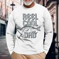 Reel Cool Dad Fishing Fathers Day For Fisherman Long Sleeve T-Shirt Gifts for Old Men