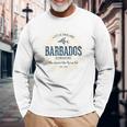 Retro Style Vintage Barbados Langarmshirts Geschenke für alte Männer