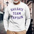 Sailgate Captain Washington Long Sleeve T-Shirt Gifts for Old Men