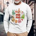 School Counselor You Are Snowman Christmas Tree Gingerbread Long Sleeve T-Shirt Gifts for Old Men