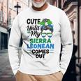 Sierra Leonean Sierre Leone Flag Long Sleeve T-Shirt Gifts for Old Men