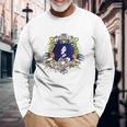 T-shirt à manches longues Blanc Design Coloré Bande Dessinée Cadeaux pour les vieillards