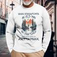 Never Underestimate Old Man Loves Fishing Born In September Long Sleeve T-Shirt Gifts for Old Men