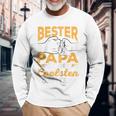 Vatertagater Tochter Opa Stolzer Papa Raglan Langarmshirts Geschenke für alte Männer