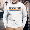 Vintage 1980S Style Wooster Oh Long Sleeve T-Shirt Gifts for Old Men