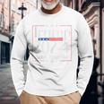 Vintage Trump 2024 Save America Vote Trump 2024 Long Sleeve T-Shirt Gifts for Old Men