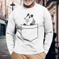 Zarigüeya En El Bolsillo Zarigüeya En El Bolsillo Camiseta de manga larga Regalos para ancianos