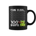 100 Days School Boys Girls Frog Time Flies Fly 100Th Coffee Mug