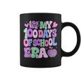 In My 100 Days Of School Era Groovy 100Th Day Of School 2024 Coffee Mug