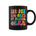 In My 100 Days Of School Era Student Teacher Groovy Retro Coffee Mug