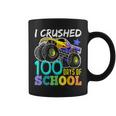 100 Days Of School Monster Truck 100Th Days Of School Boys Coffee Mug