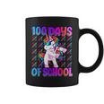 100 Days Of School Unicorn 100 Days Smarter 100Th Day Coffee Mug