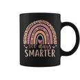 100Th Day Of School Teacher 100 Days Smarter Rainbow Student Coffee Mug