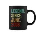 16 Years Old Legend Since June 2008 16Th Birthday Coffee Mug