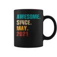 3 Year Old Vintage Awesome Since May 2021 3Rd Birthday Coffee Mug