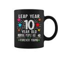 40 Years Old Birthday Leap Year 10 Year Old 40Th Bday Coffee Mug