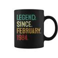 40 Years Old Legend Since February 1984 40Th Birthday Coffee Mug