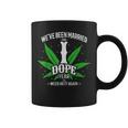 420 Stoner Couple Married 1 Dope Year 1St Anniversary Coffee Mug