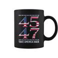 45 47 Usa Flag Vintage 45 47 Take America Back Coffee Mug