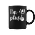 I Am 49 Plus Middle Finger Women Birthday Party Coffee Mug