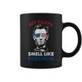 4Th Of July My Farts Smell Like Freedom Abraham Lincoln Coffee Mug
