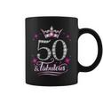 50 And & Fabulous 1970 50Th Birthday Crown Pink Coffee Mug