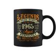 58Th Birthday 58 Years Old Vintage Legends Born In 1965 Coffee Mug