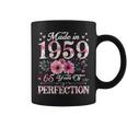 65 Year Old Made In 1959 Floral 65Th Birthday For Women Coffee Mug