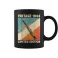 80 Years Old Vintage 1944 Clarinet Lover 80Th Birthday Coffee Mug