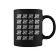 95 Years Old Tally Marks 95Th Birthday Coffee Mug