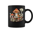 Aesthetic Fox On Mushroom Cottagecore Vintage Nature Floral Coffee Mug