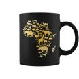 Africa Animal Map Silhouette African Coffee Mug