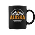 Alaska Vintage Mountains Sunrise Alaskan Pride Coffee Mug