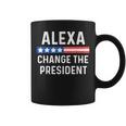 Alexa Change The President Quote With Usa Flag Coffee Mug
