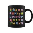 Amante Del Alfabeto Animal Aprendizaje Abc Regalo Regalo Taza de café