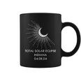 America Totality 040824 Total Solar Eclipse 2024 Indiana Coffee Mug