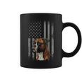 American Flag Usa Patriot Boxer Dog Dad Coffee Mug