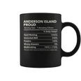 Anderson Island Washington Proud Nutrition Facts Coffee Mug