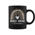 In April We Wear Blue Child Abuse Prevention Awareness Month Coffee Mug