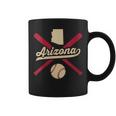 Arizona Baseball Vintage State Pride Love City Dark Coffee Mug