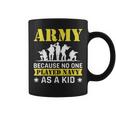 Army Because No One Played Navy As A Kid Shooting Sport Coffee Mug