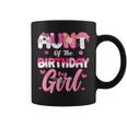 Aunt Of The Birthday Girl Cat Kitty Family Matching Coffee Mug