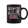 Auntie Of The Birthday Girl Farm Cow 1 St Birthday Girl Coffee Mug