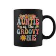 Auntie Of Groovy One Matching Family 1St Birthday Party Coffee Mug