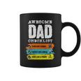 Awesome Dad Checklist Hilarious Geeky Coffee Mug