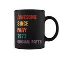 Awesome Since May 1972 Taurus And Gemini Zodiac Coffee Mug
