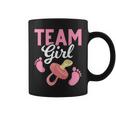 Baby Announcement Future Parents Team Girl Gender Reveal Coffee Mug